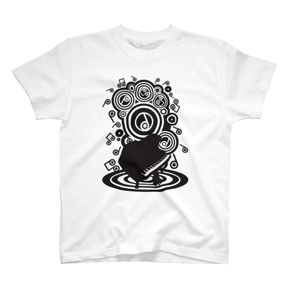 AURA_HYSTERICAのFlabby_Expression スタンダードTシャツ