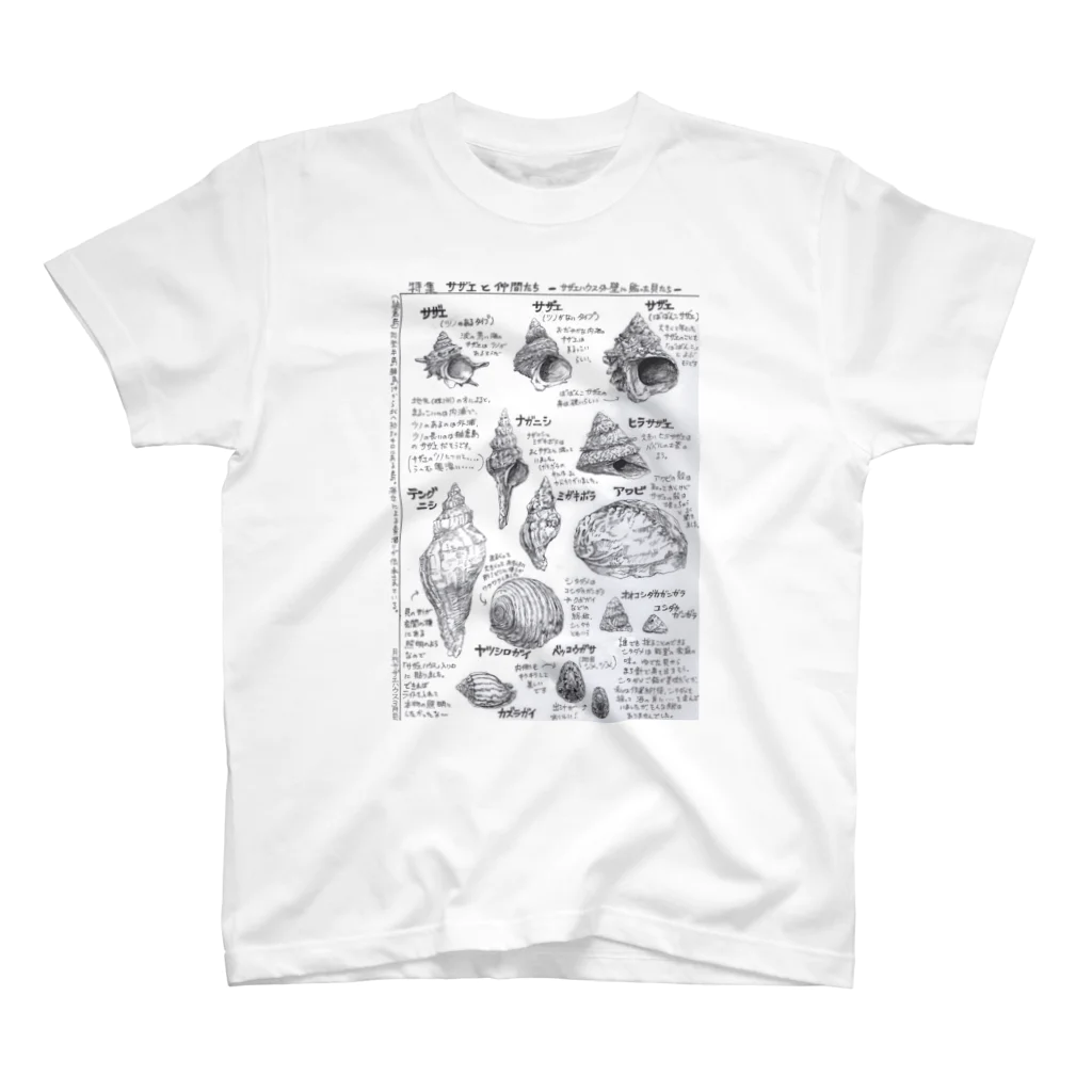 海島 の貝殻図鑑 スタンダードTシャツ