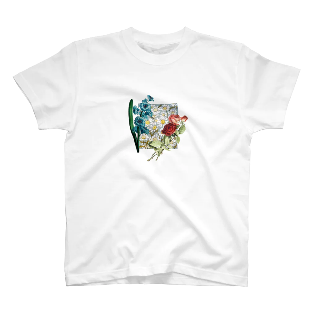 HANDSOMEの花_Flower  Regular Fit T-Shirt