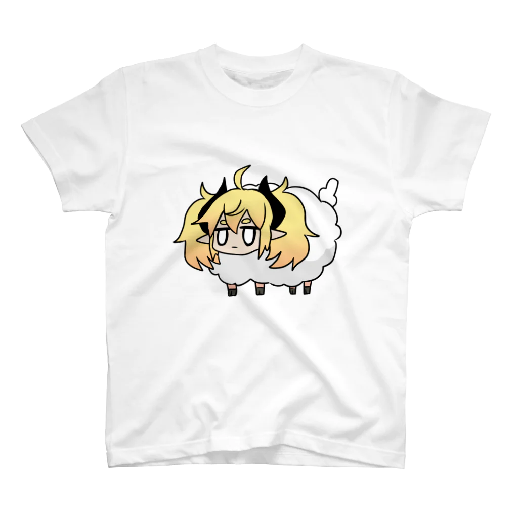 寝夢魅大明神のらむみちゃん Regular Fit T-Shirt