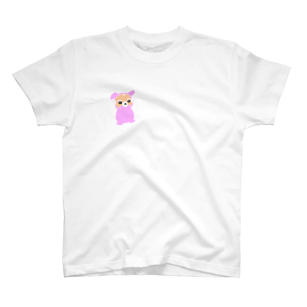 糖凛のじいちゃんがうさぎの着ぐるみ着てみた Regular Fit T-Shirt