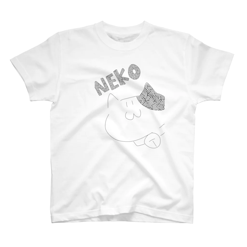 蜏【 石龍子堂-TOKAGEDO-】のNEKO スタンダードTシャツ