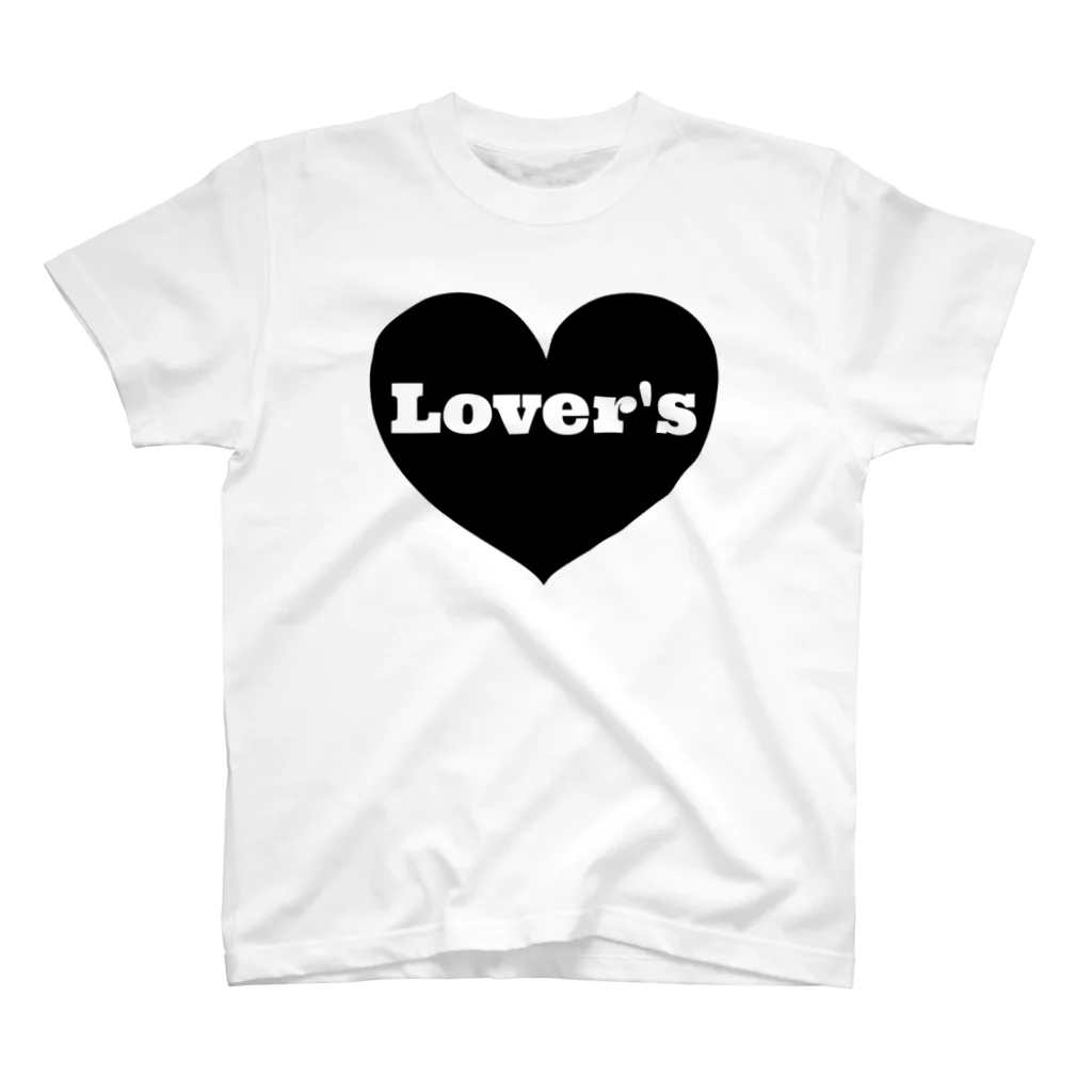 歌謡曲カフェLover'sのlovers ハート Regular Fit T-Shirt
