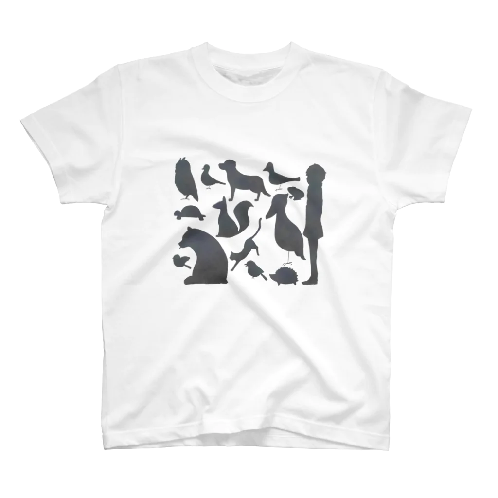 ふぇふぉのゆかいなどうぶつたち Regular Fit T-Shirt