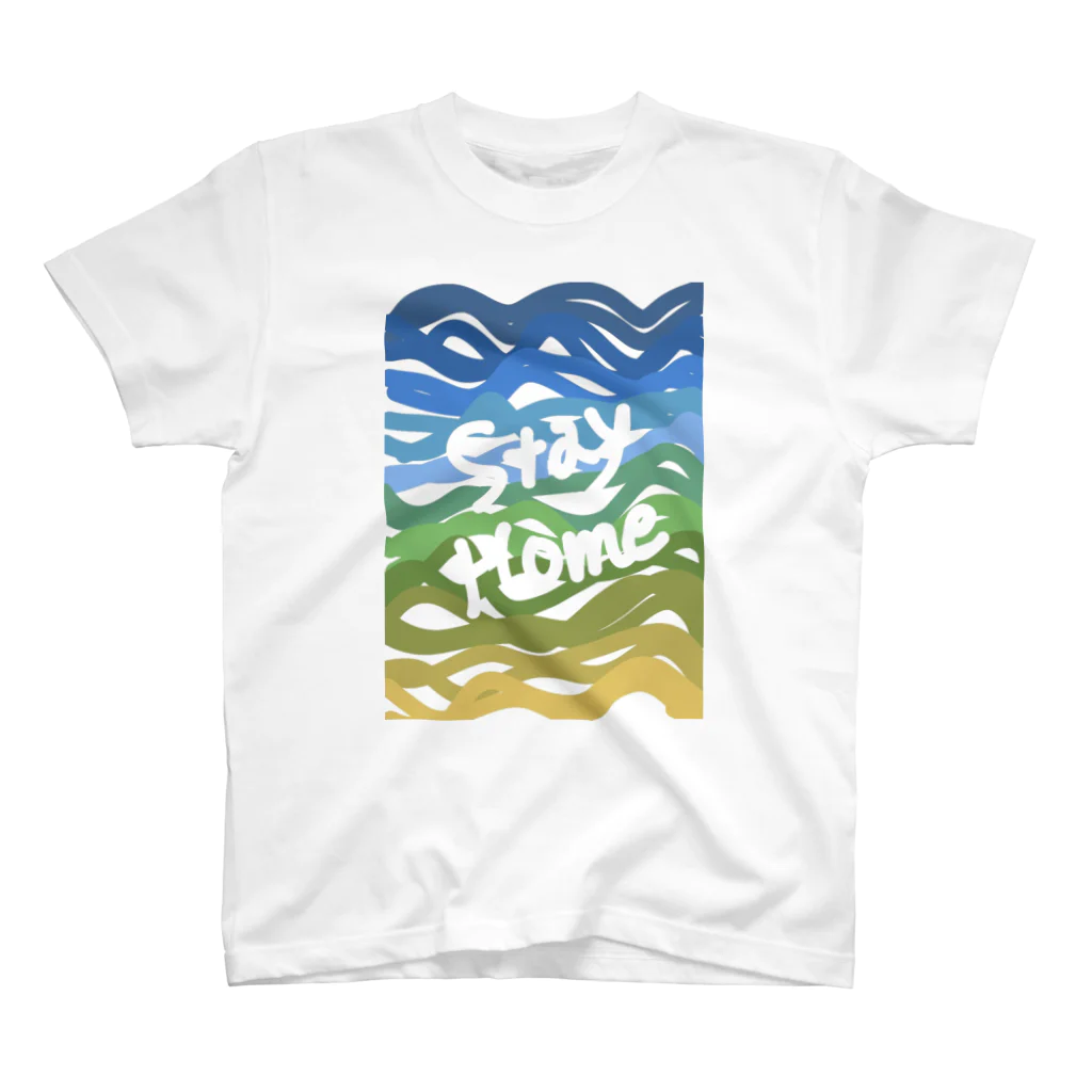 mri___のstay home スタンダードTシャツ