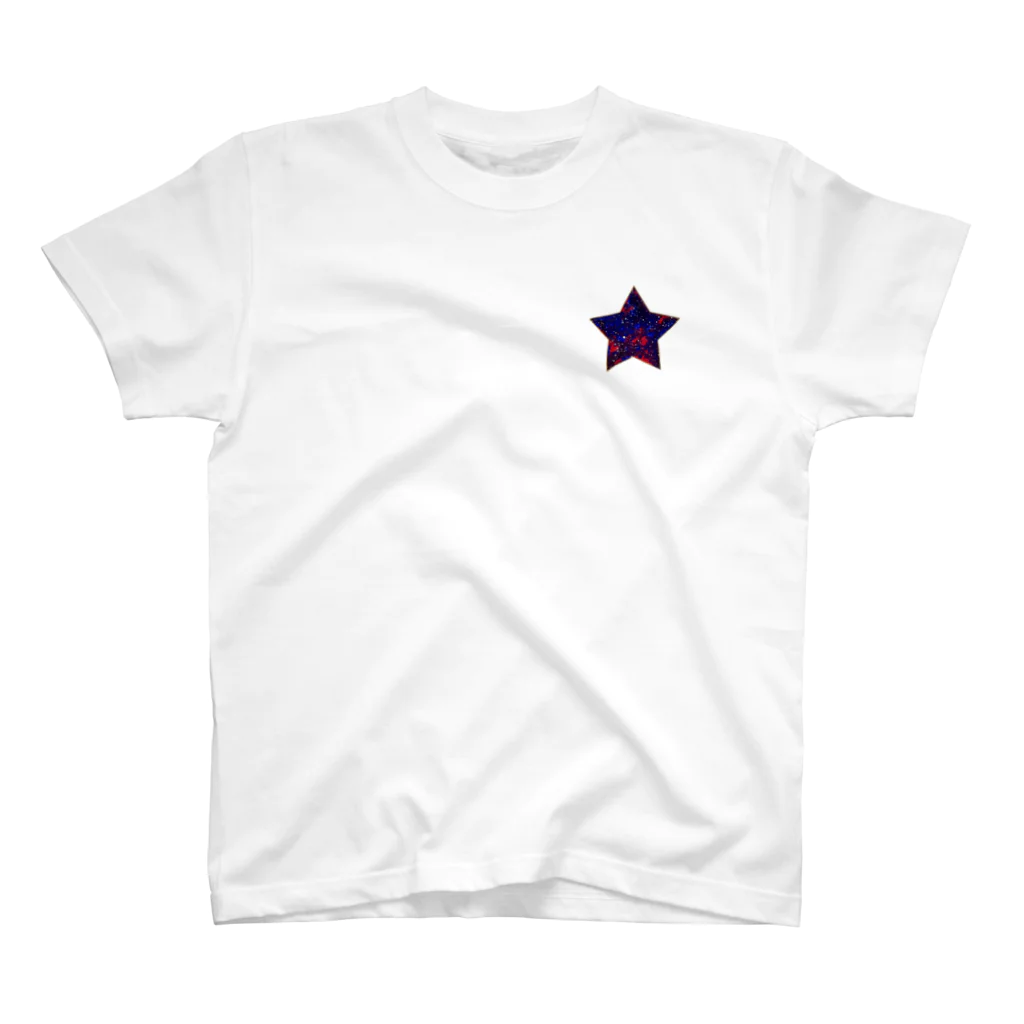 采-aya-の赤い星 スタンダードTシャツ
