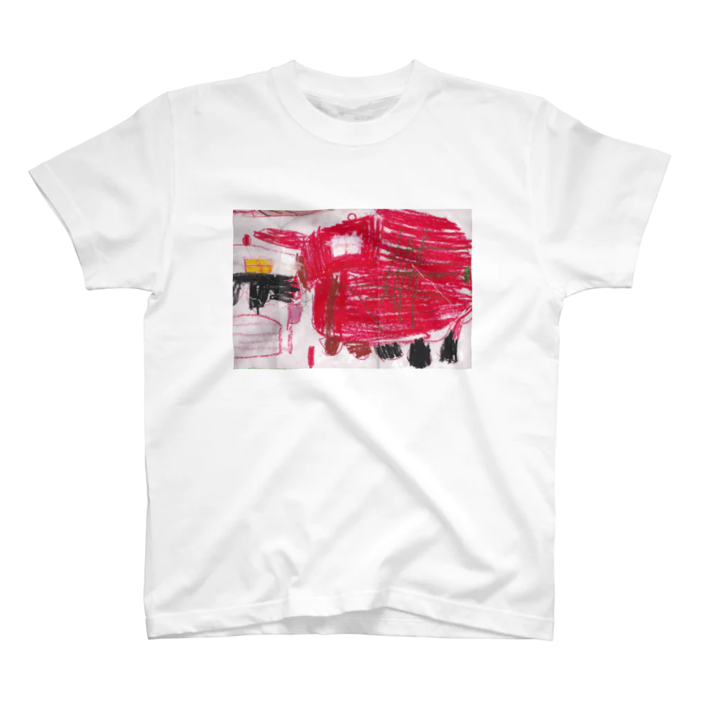MayMeiの幼卒の消防車 スタンダードTシャツ