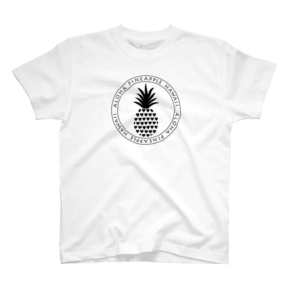 aloha_pineapple_hawaiiのaloha pineapple 09（heart） Regular Fit T-Shirt