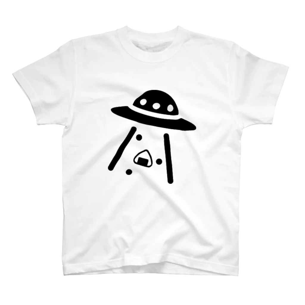 みやまのUFOにさらわれるおにぎり スタンダードTシャツ