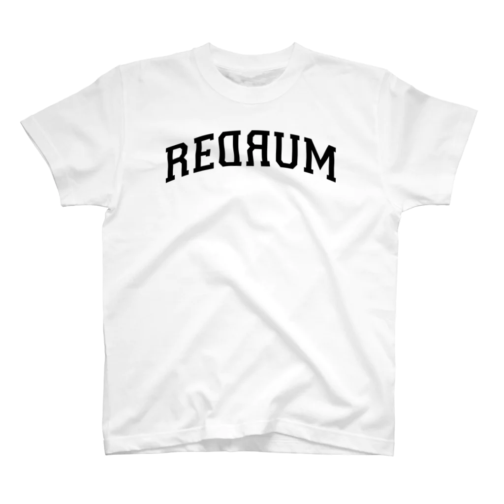 shoppのREDRUM 黒文字 スタンダードTシャツ