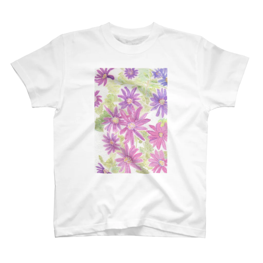 出虹の紫花火 Regular Fit T-Shirt