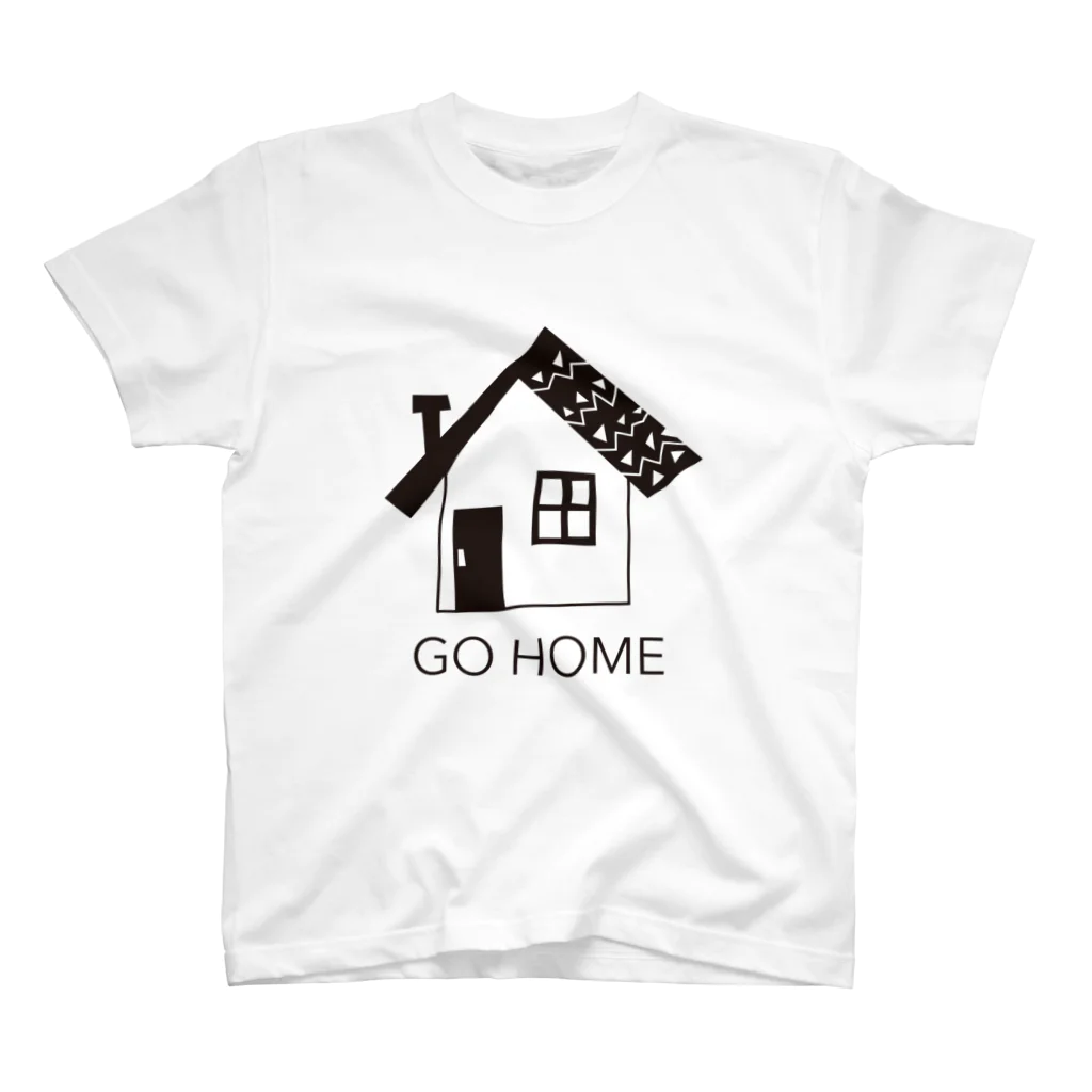 ゴトーアヒルのGO HOME スタンダードTシャツ