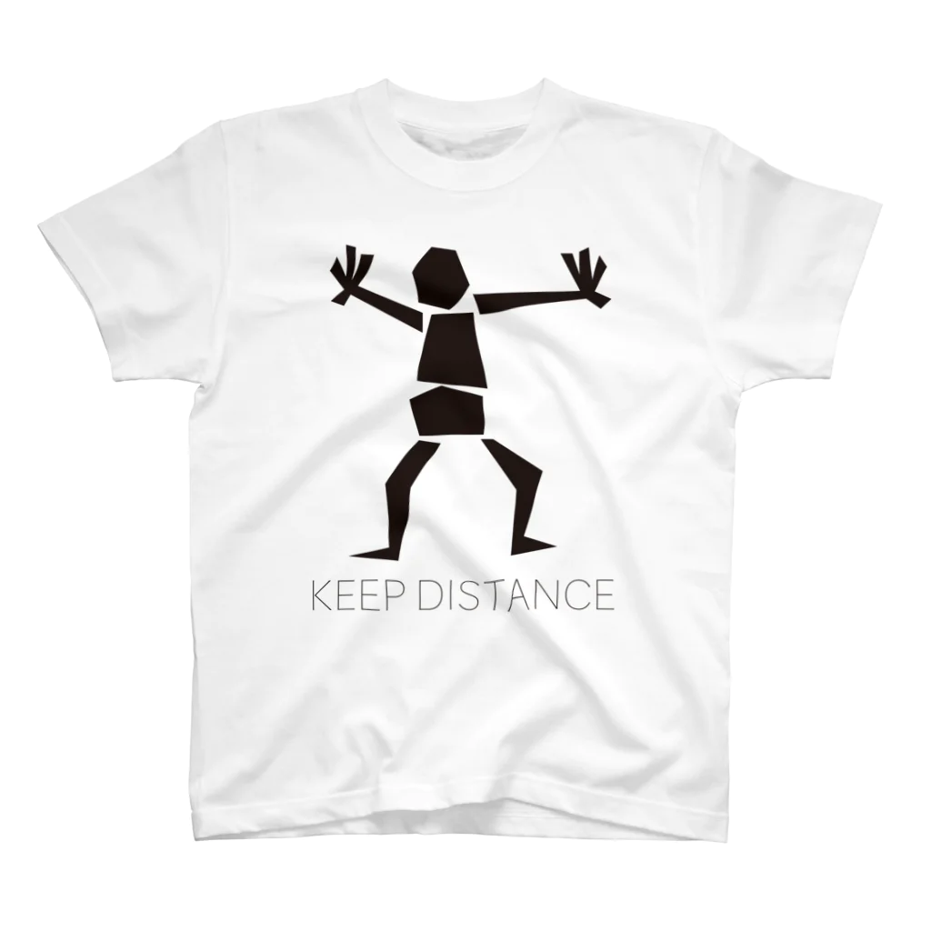 ゴトーアヒルのKEEP DISTANCE Regular Fit T-Shirt