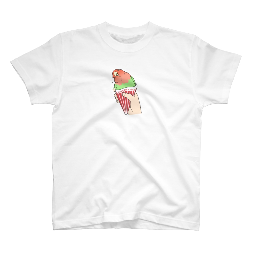 ことりグッズ屋のインコアイス(オパーリン) Regular Fit T-Shirt
