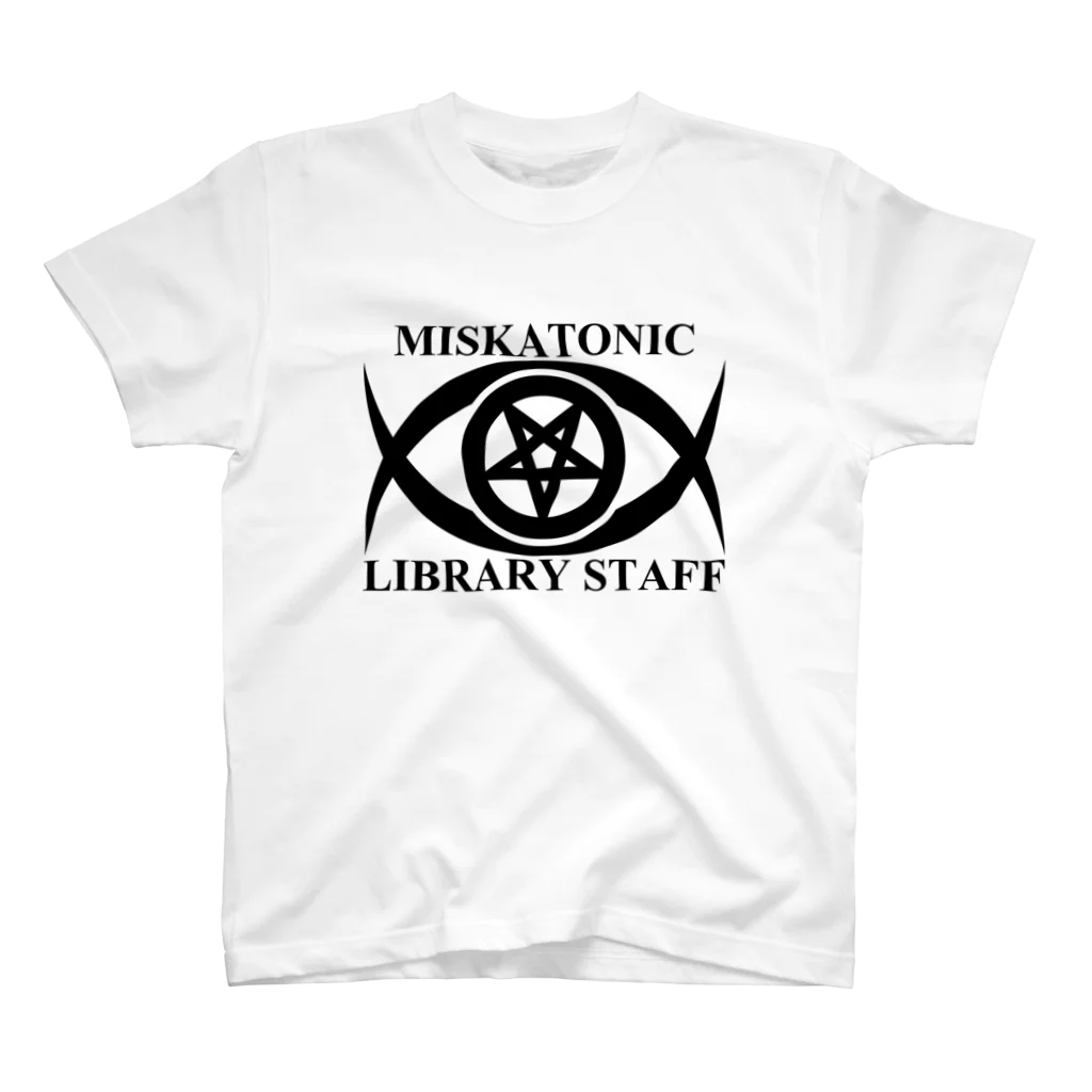 AURA_HYSTERICAのMISKATONIC LIBRARY STAFF スタンダードTシャツ