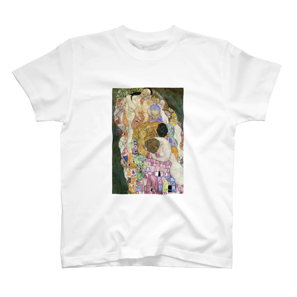 Art Baseのグスタフ・クリムト / 1916 / Death and life / Gustav Klimt  スタンダードTシャツ