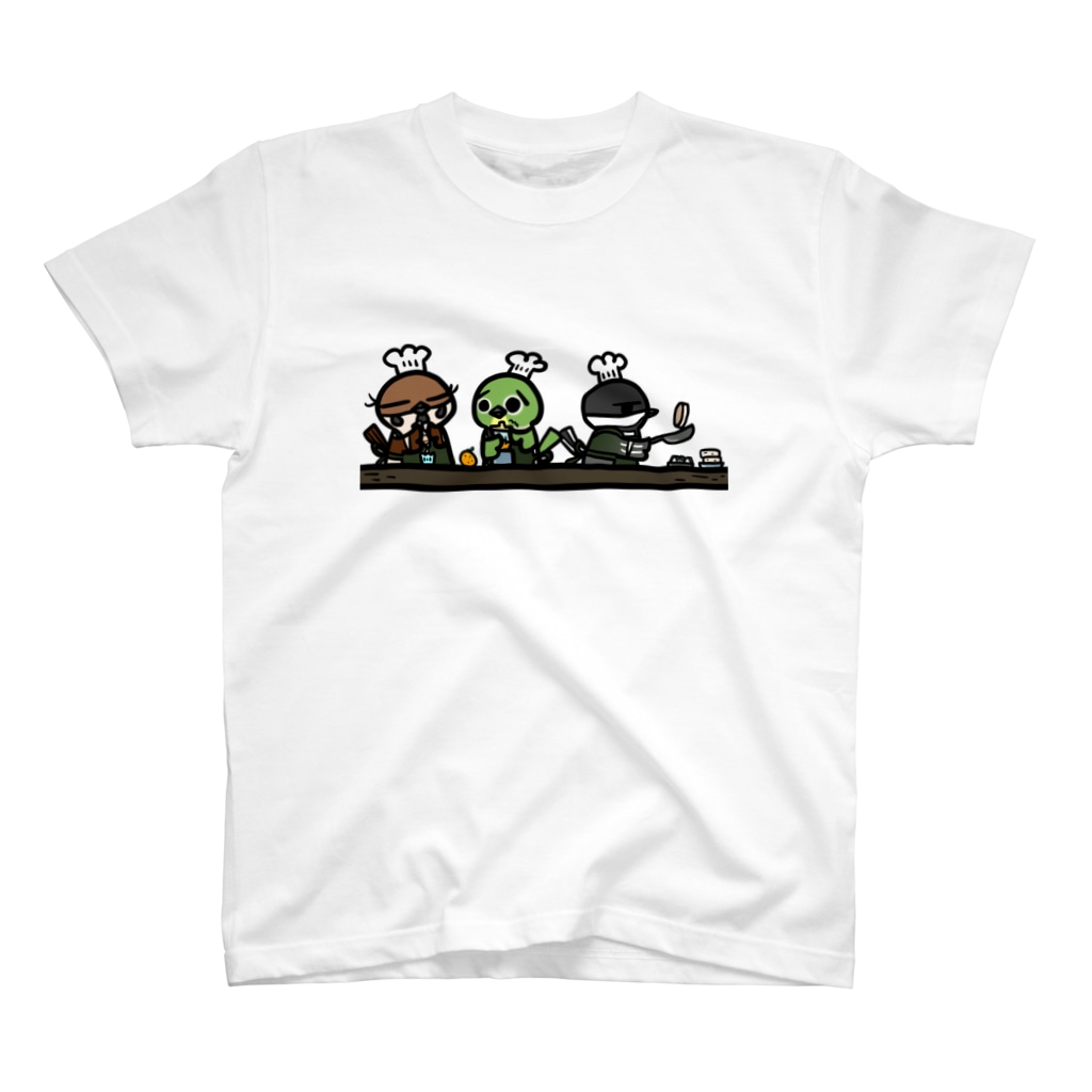 庭にくるコトリからのことり喫茶珈琲牛乳　キッチン　Tシャツ Regular Fit T-Shirt