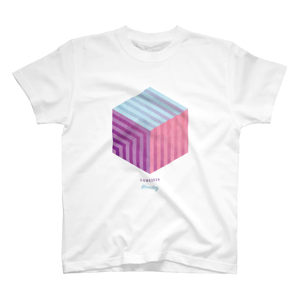 よもぎあんパンのCUBE2020 Monday Regular Fit T-Shirt