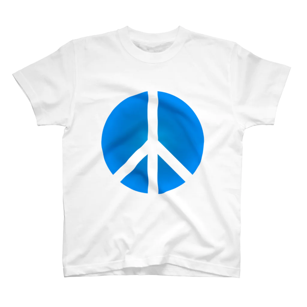 AURA_HYSTERICAのPeace_Symbol Regular Fit T-Shirt