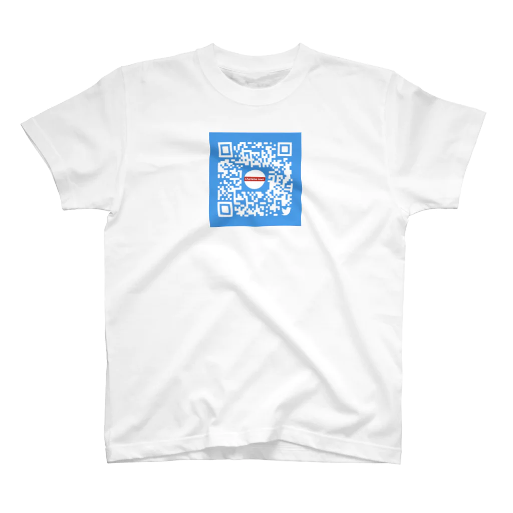 カリスマニートのCharisma neet ツイッターQRコード  スタンダードTシャツ