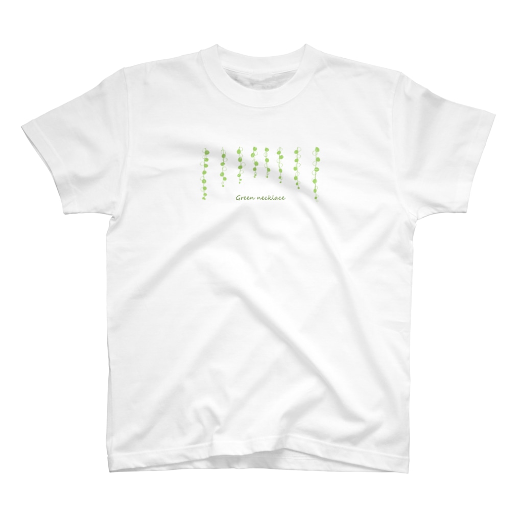 DOTEKKOのT-29 Green necklace Regular Fit T-Shirt