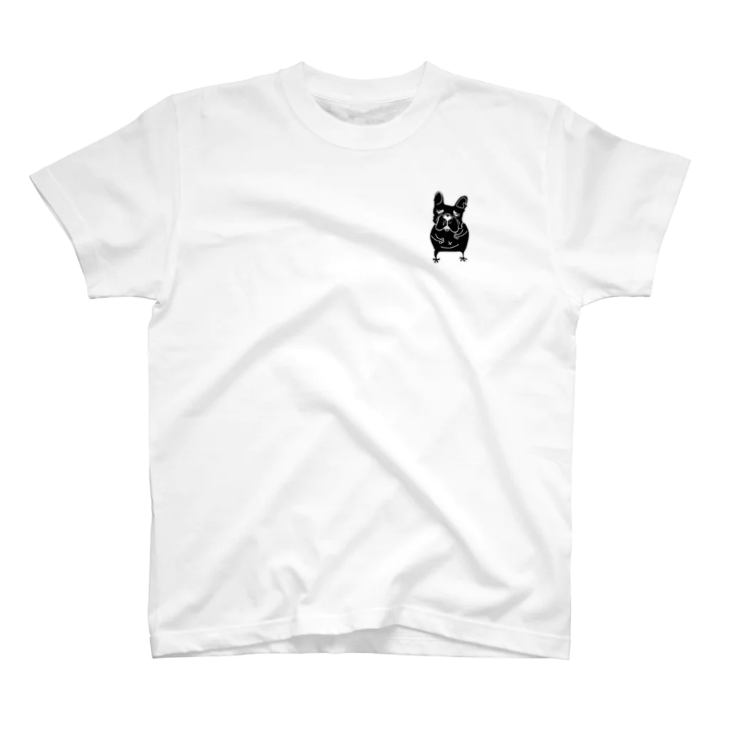 sabobuhiのFrenchbulldog Regular Fit T-Shirt