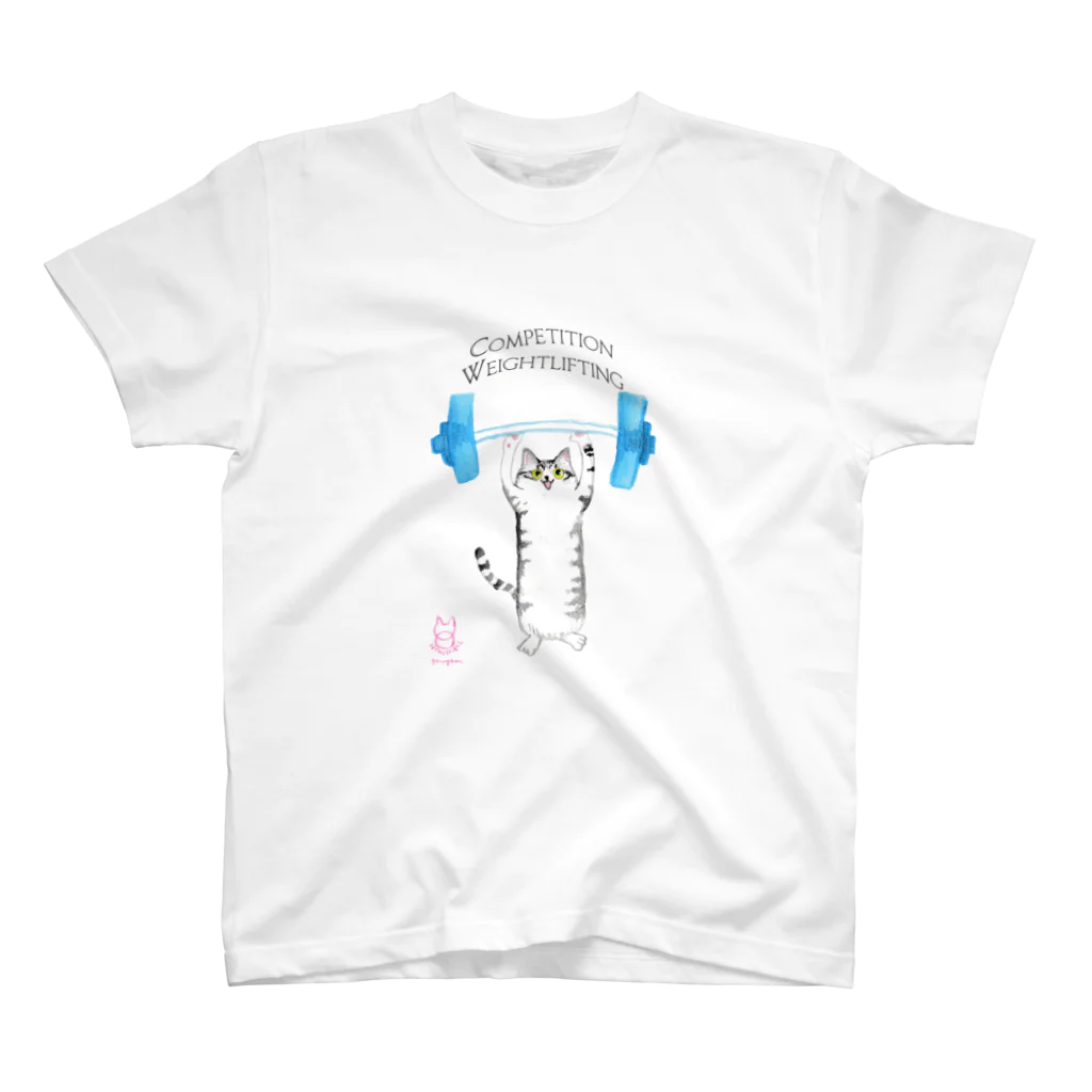 vagのNYALYMPIC：Weightlifting Regular Fit T-Shirt