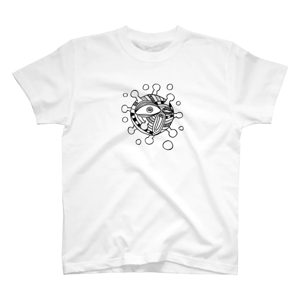 梨子の表情筋菌 Regular Fit T-Shirt