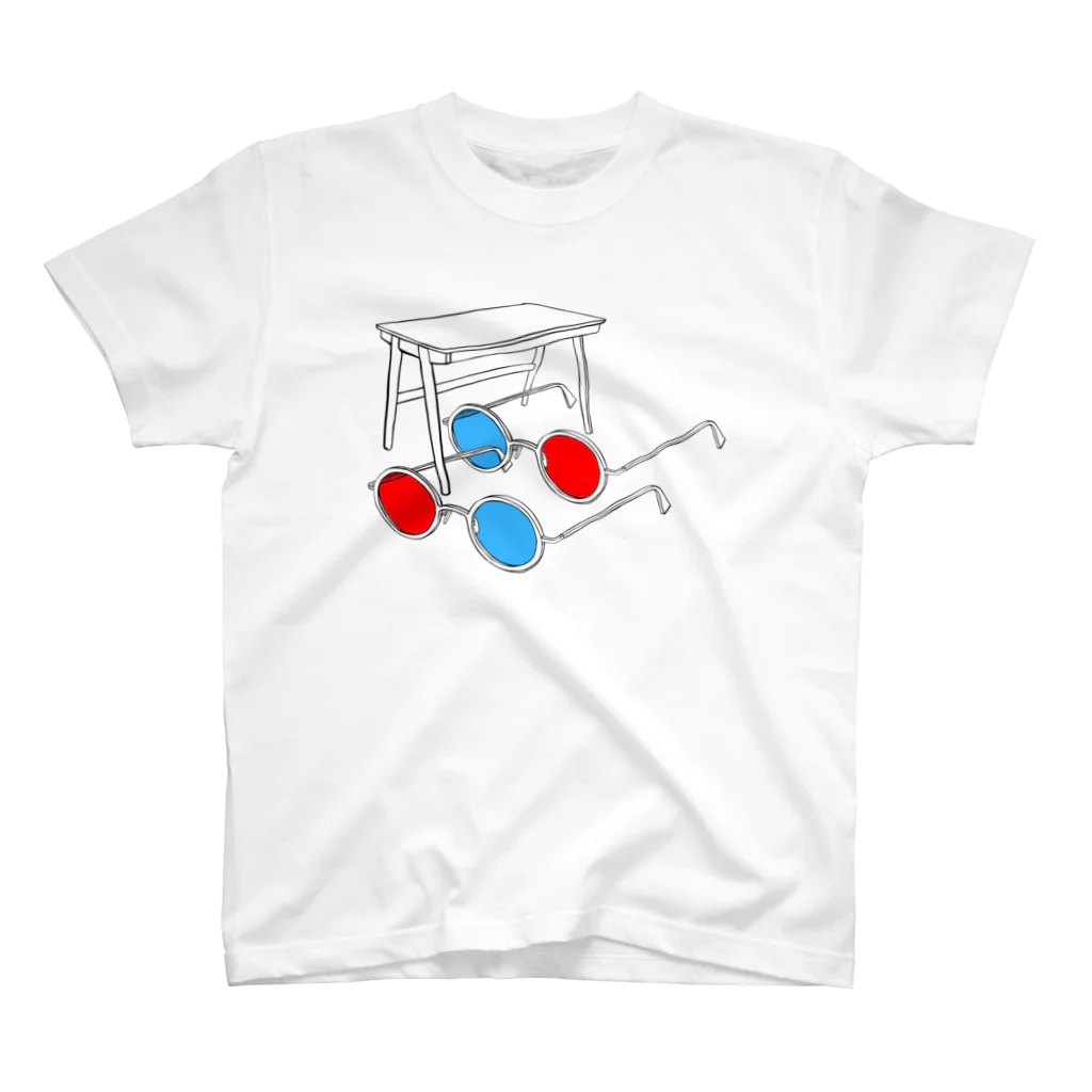 WAYA JARLの3D GLASSES Regular Fit T-Shirt