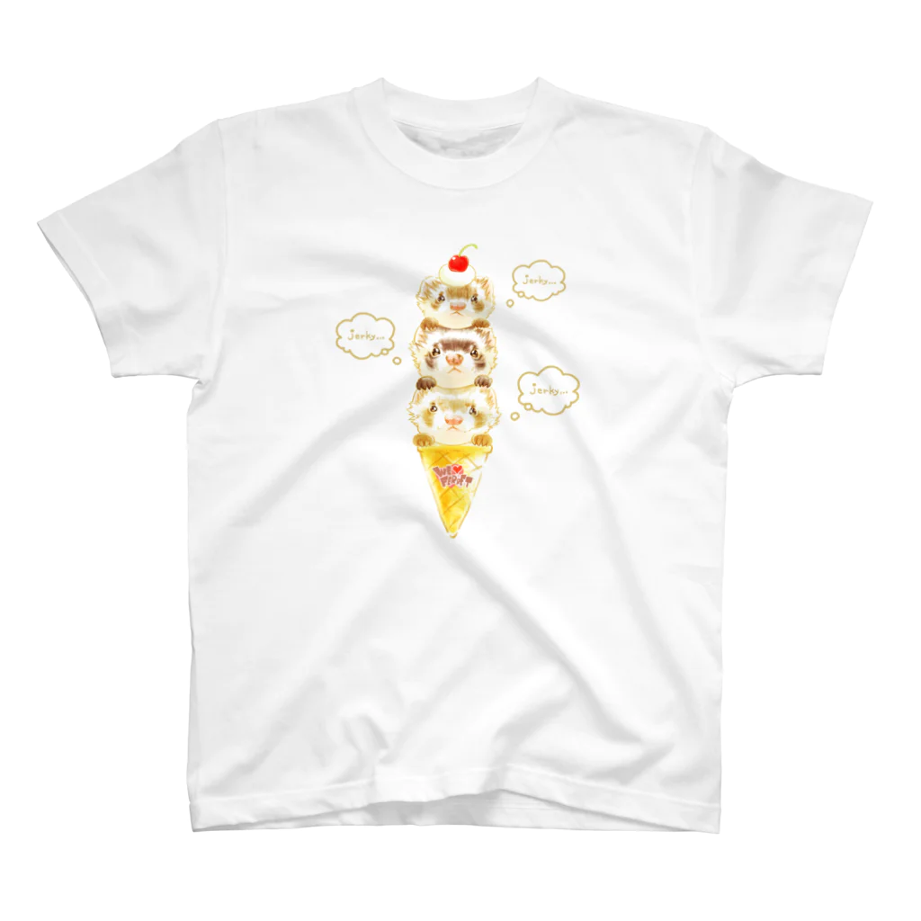 いちごだわし🐹のチャリティグッズ＊ピノちゃん、クッキーちゃん、モカちゃん Regular Fit T-Shirt