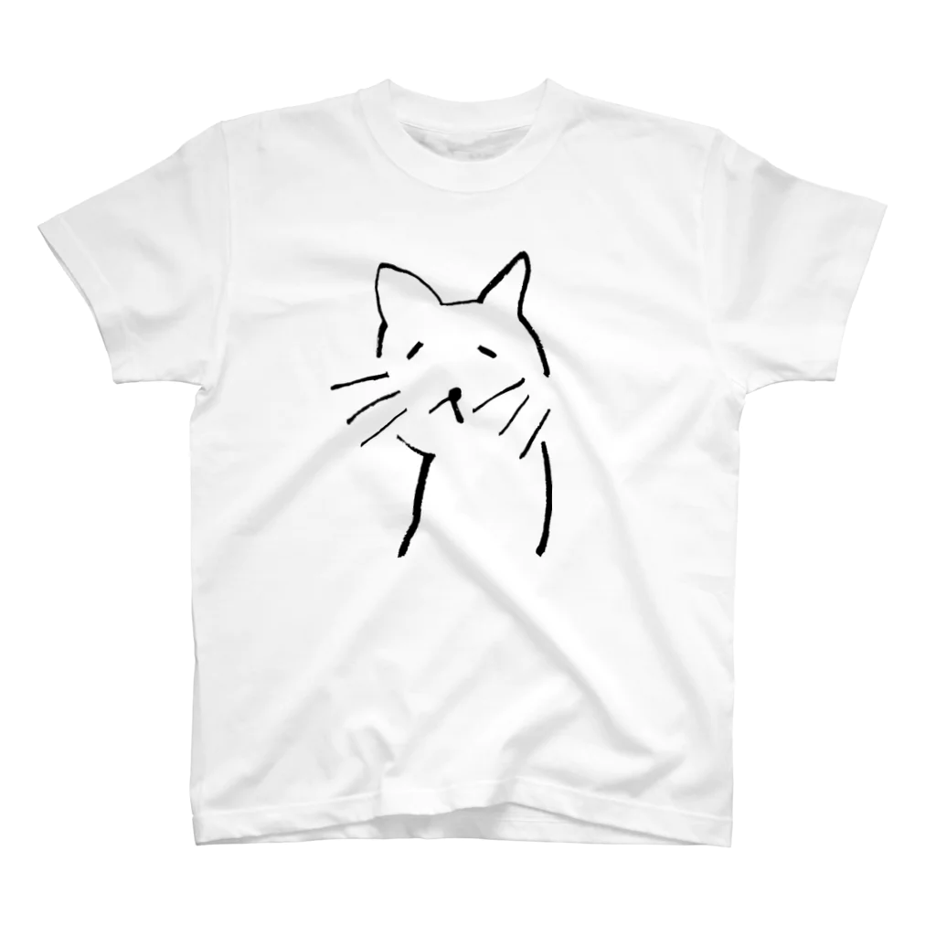 mikitoartの髭猫 スタンダードTシャツ