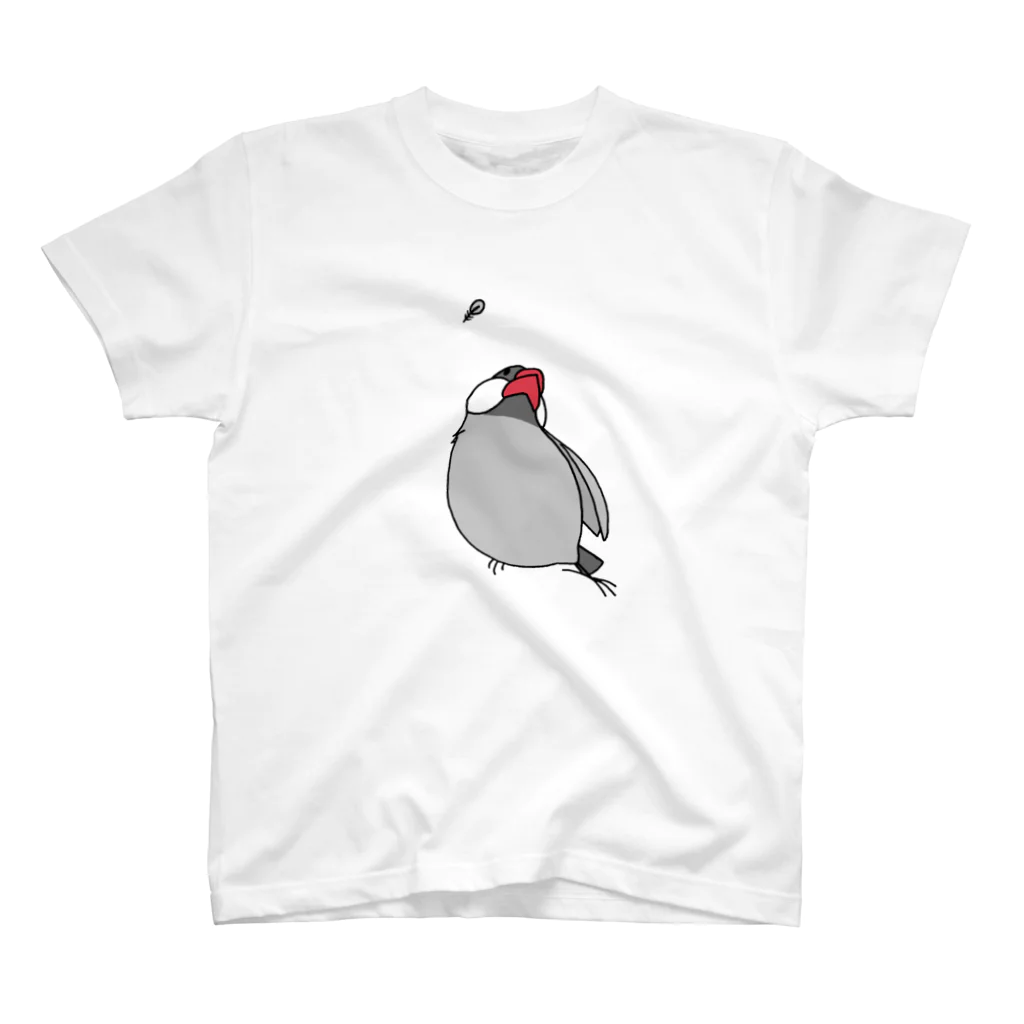 猛禽族の羽が気になる文鳥 Regular Fit T-Shirt