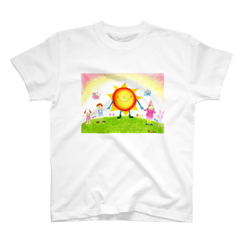 littletrianglesの太陽の子Sunny Regular Fit T-Shirt