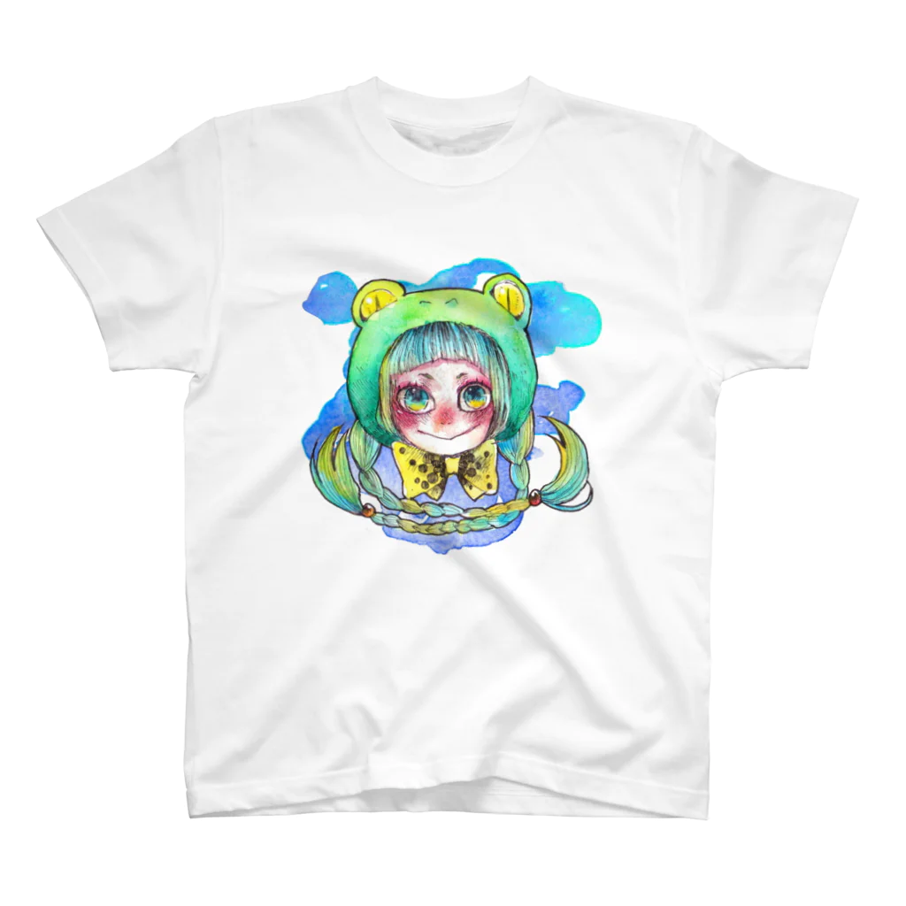 BARABARA　DESIGNのカエルの子 スタンダードTシャツ