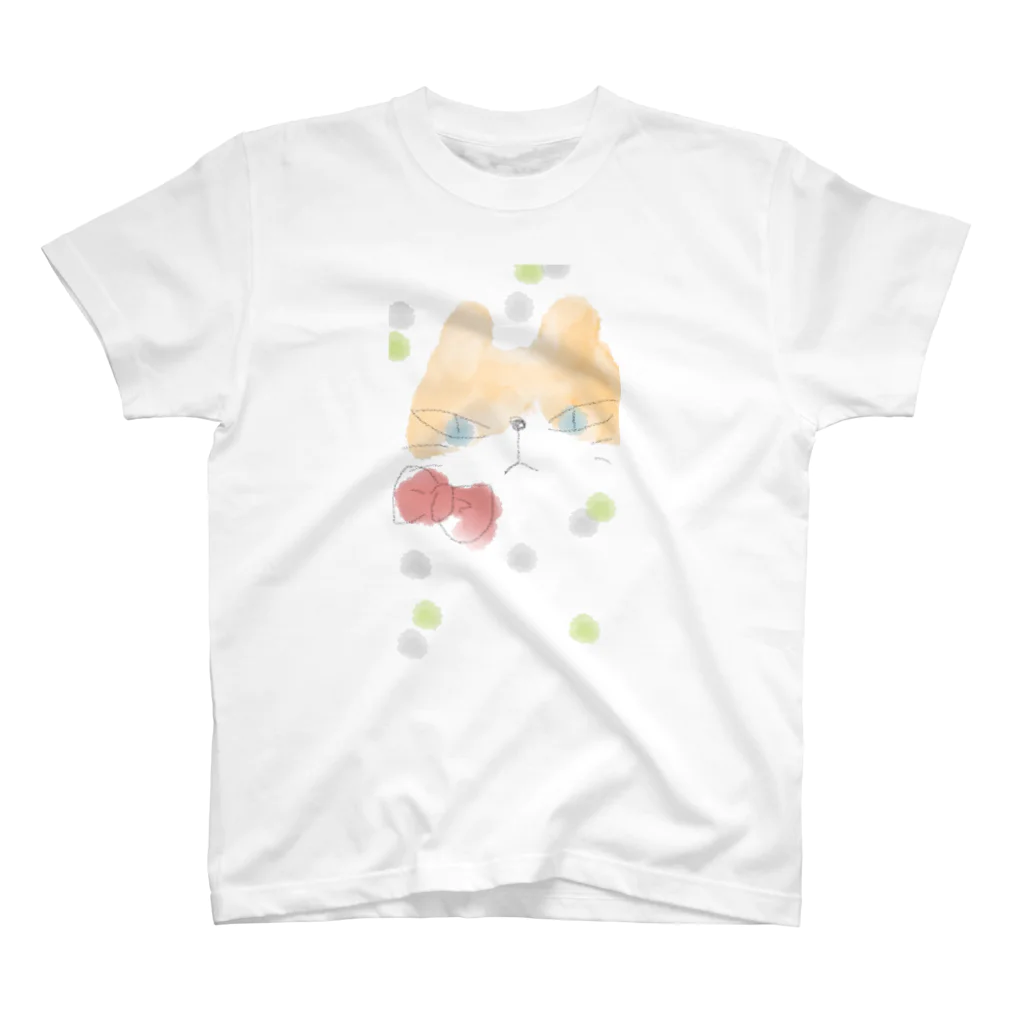 pmtaStampのハチワレ猫 Regular Fit T-Shirt