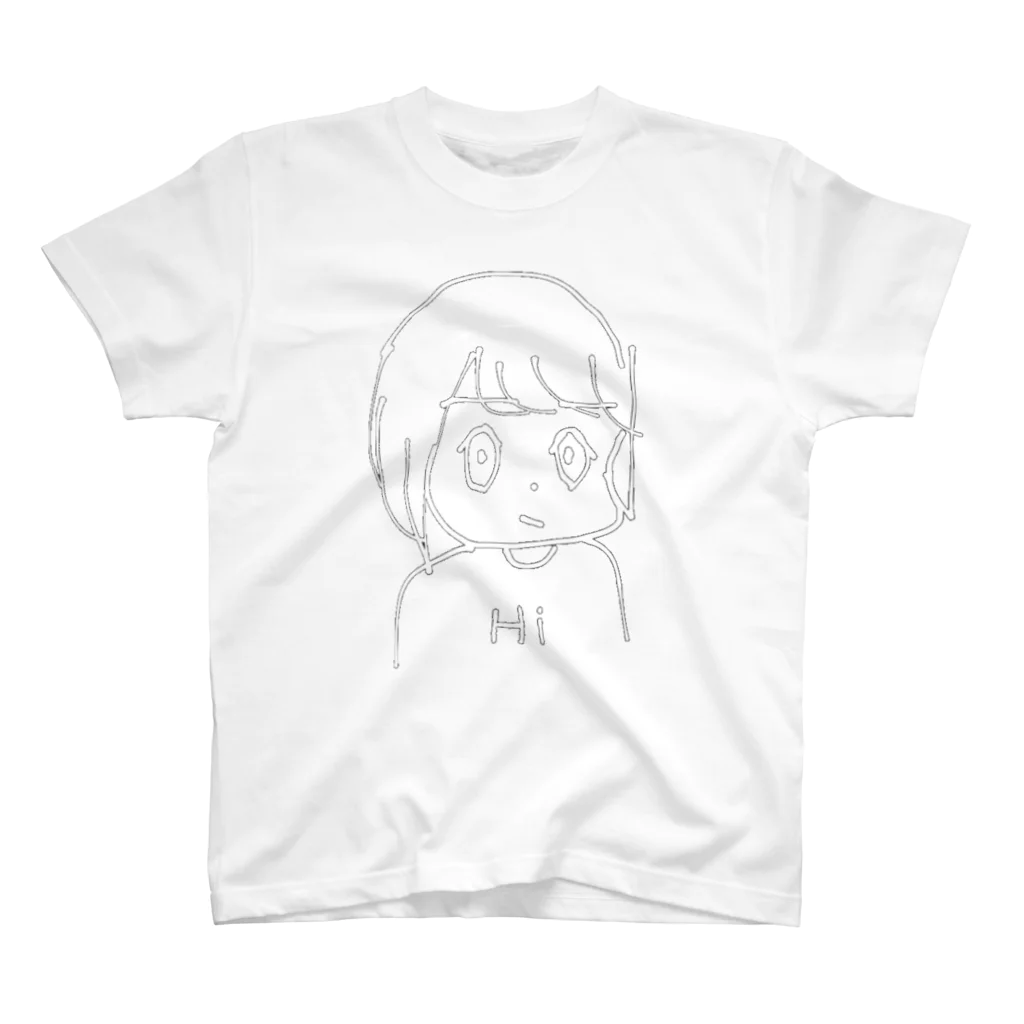 真白娃花 CherishのHi Mashiro. スタンダードTシャツ