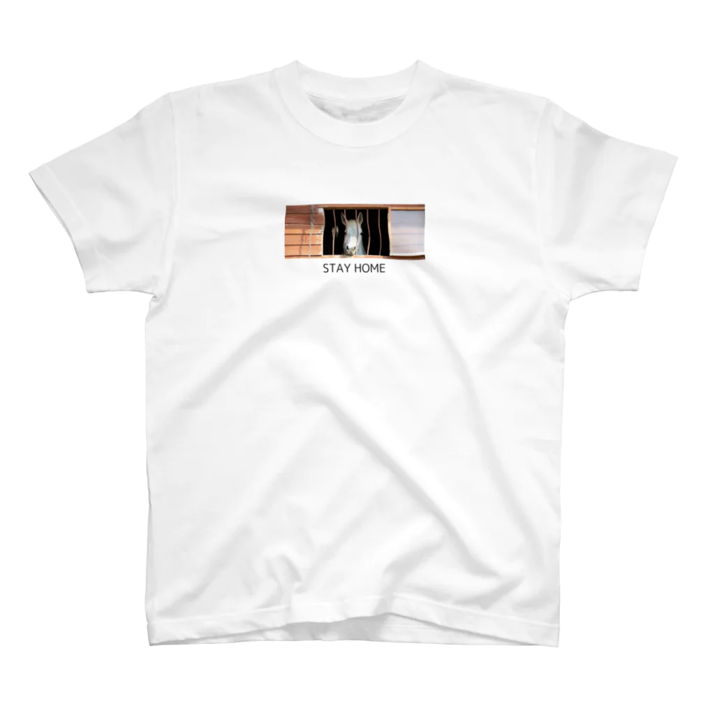 HarmonyCollege_Osyan-T-shirtのSTAY HOME エルダver Regular Fit T-Shirt