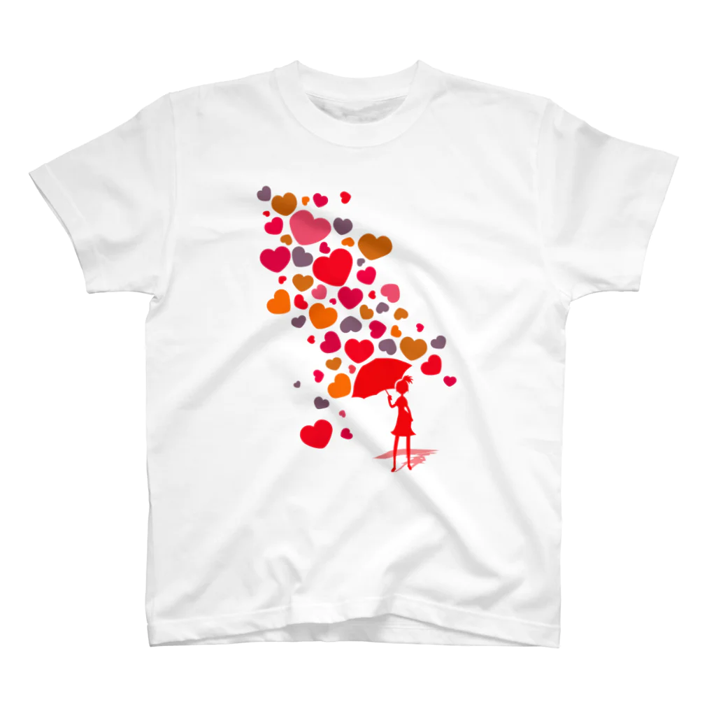 AURA_HYSTERICAのFalling_in_Love Regular Fit T-Shirt