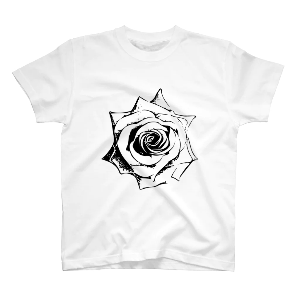 sebasuのRose スタンダードTシャツ