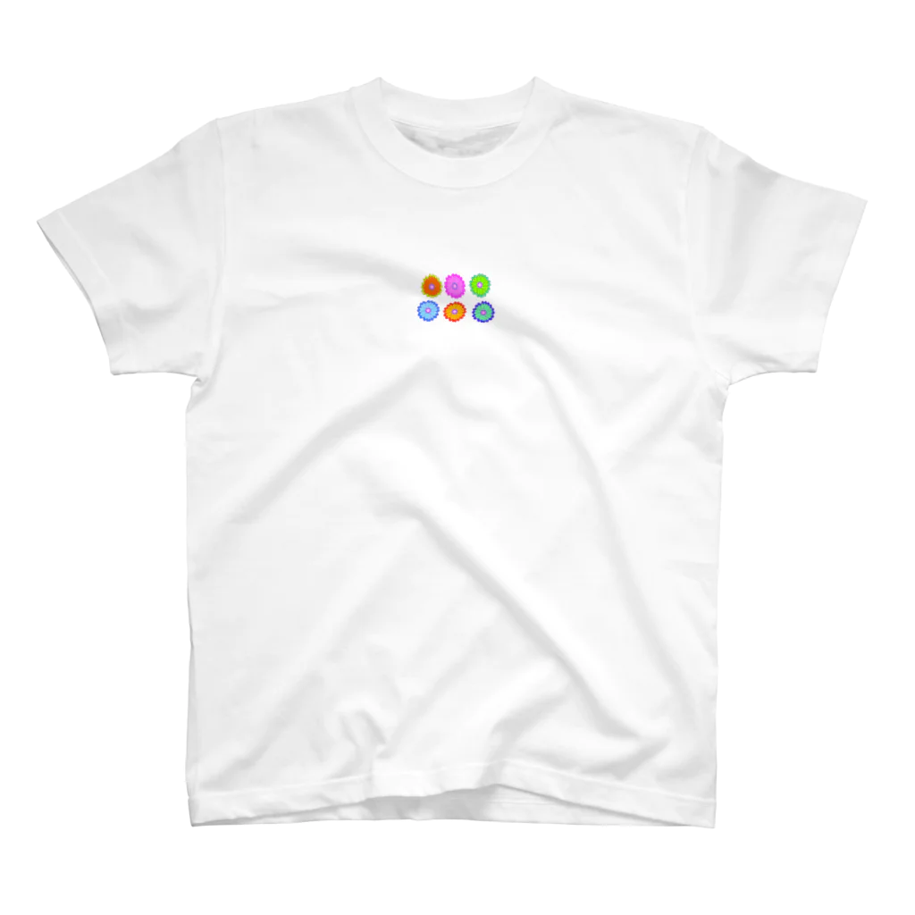 qinpi6101のからふるはな スタンダードTシャツ