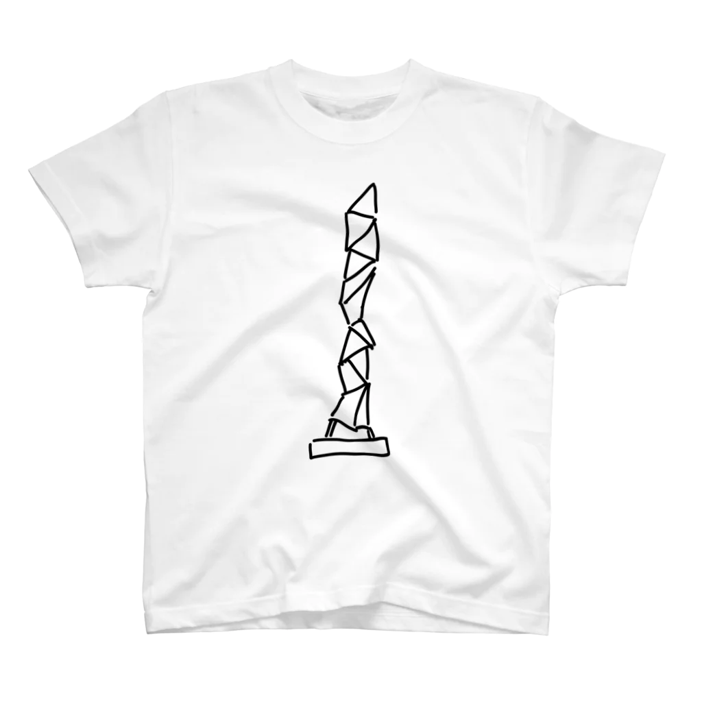 NIPPASHI SHOP™のうまく描けないタワー Regular Fit T-Shirt