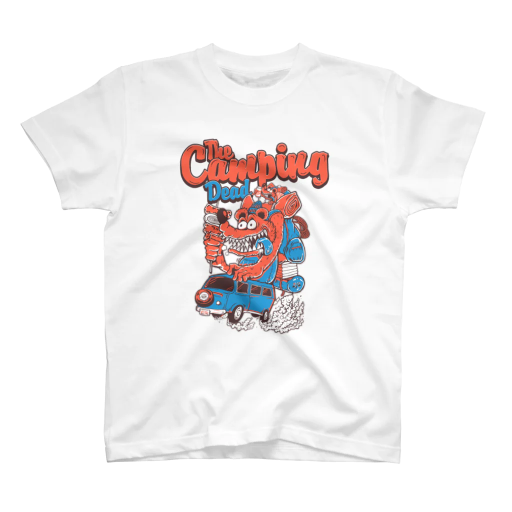 The Camping Deadのキャンピングカーでキャンプ スタンダードTシャツ