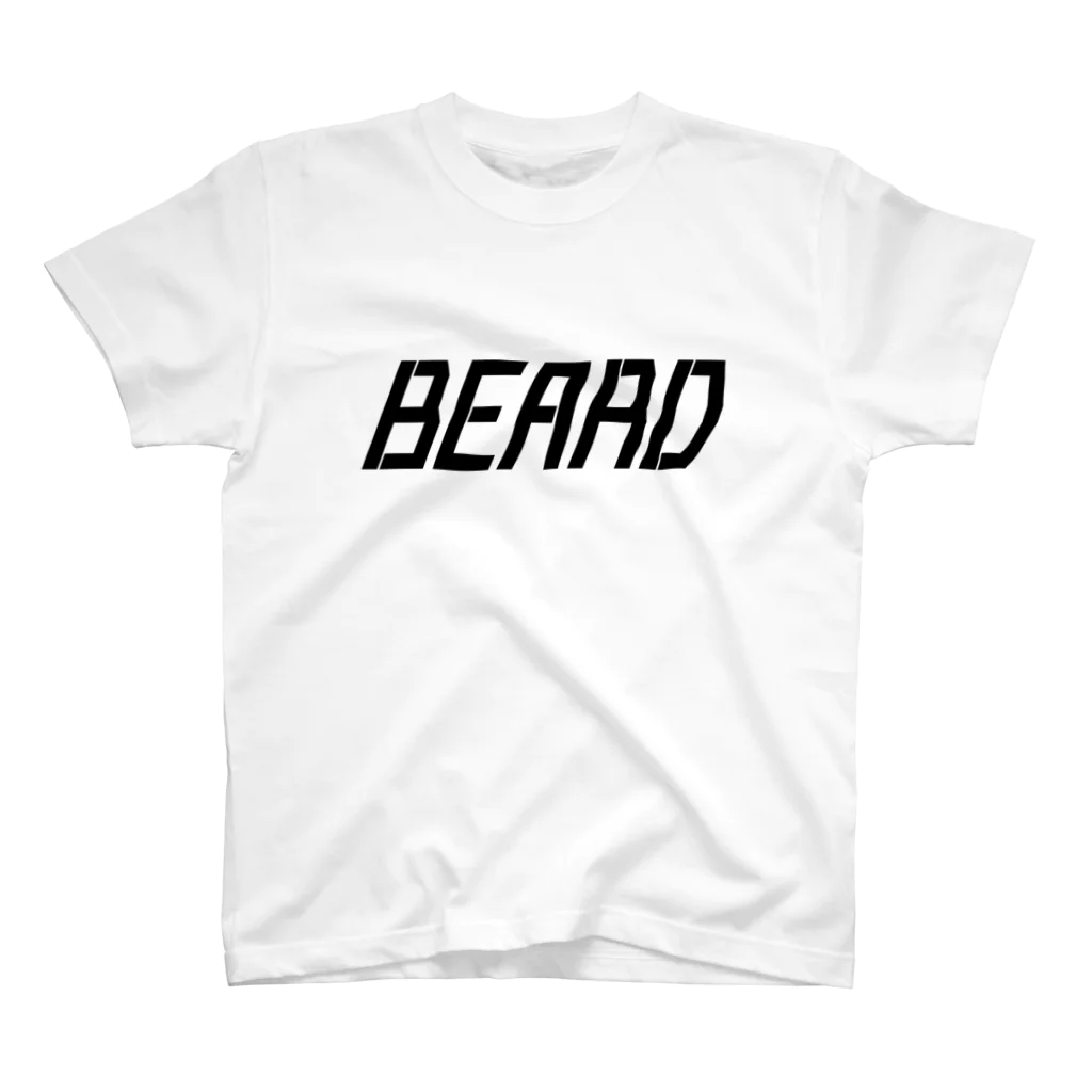 BEARDのBEARD "5characters" #black スタンダードTシャツ