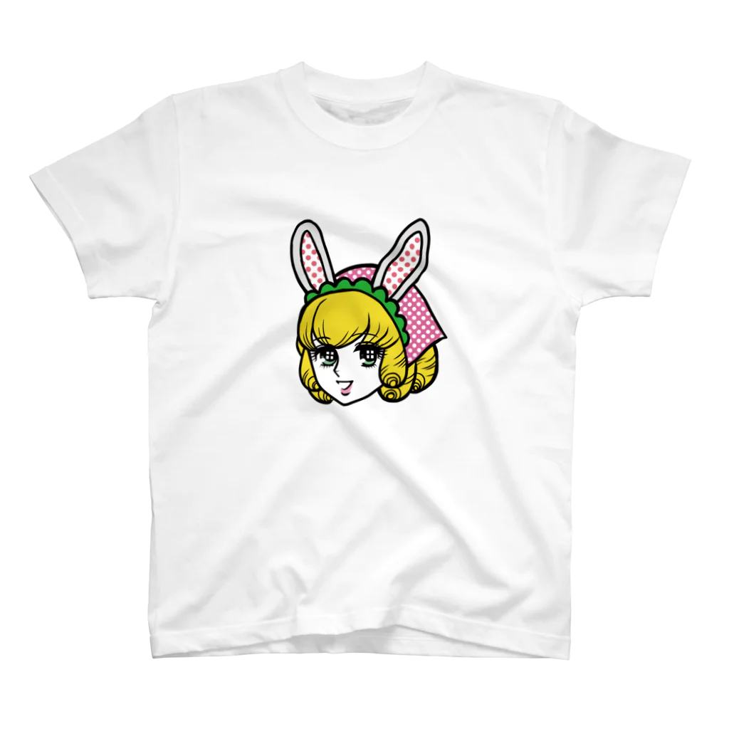 白ふくろう舎のうさガール スタンダードTシャツ