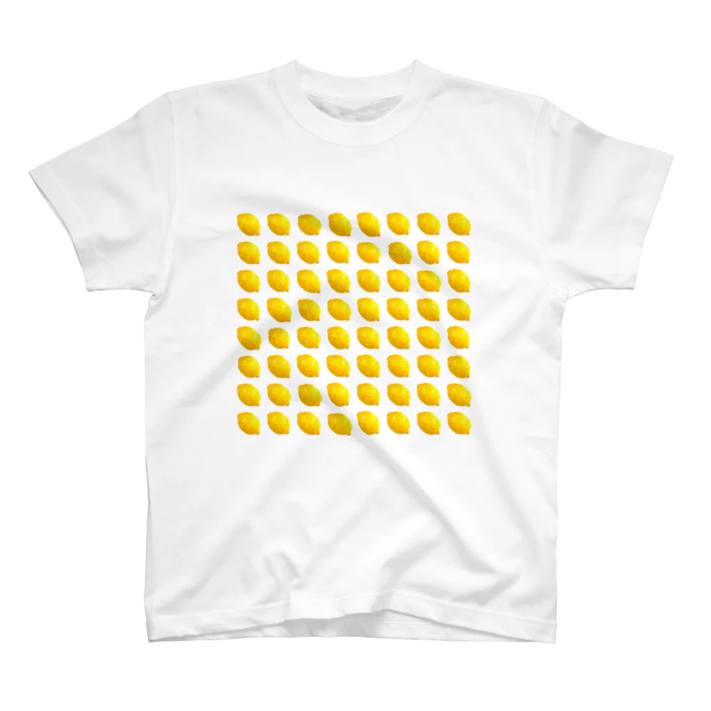 SANKAKU DESIGN STOREのポリゴンなレモン。 小 スタンダードTシャツ