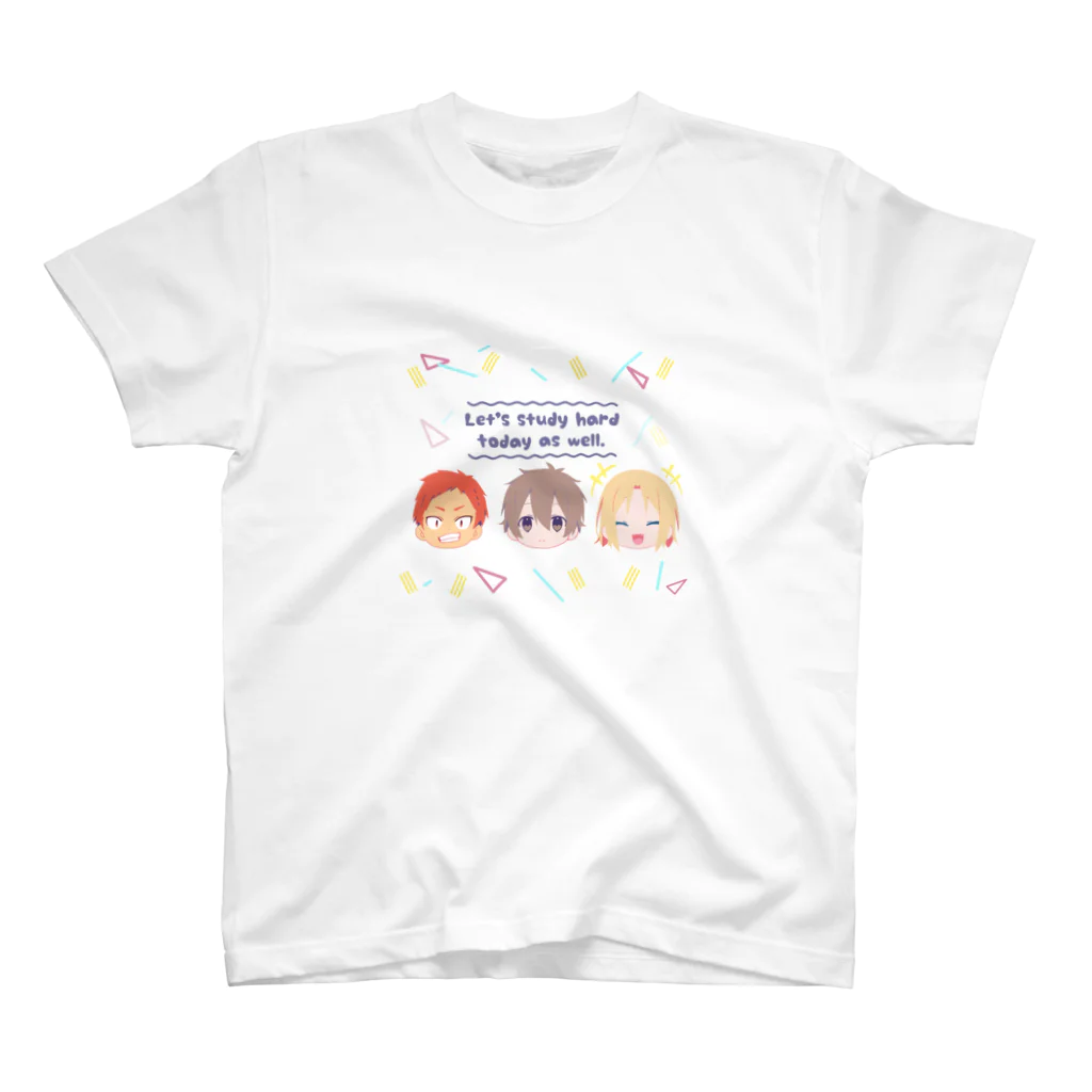 danshiprojectの【○○男子Project】3馬鹿トリオTシャツ スタンダードTシャツ