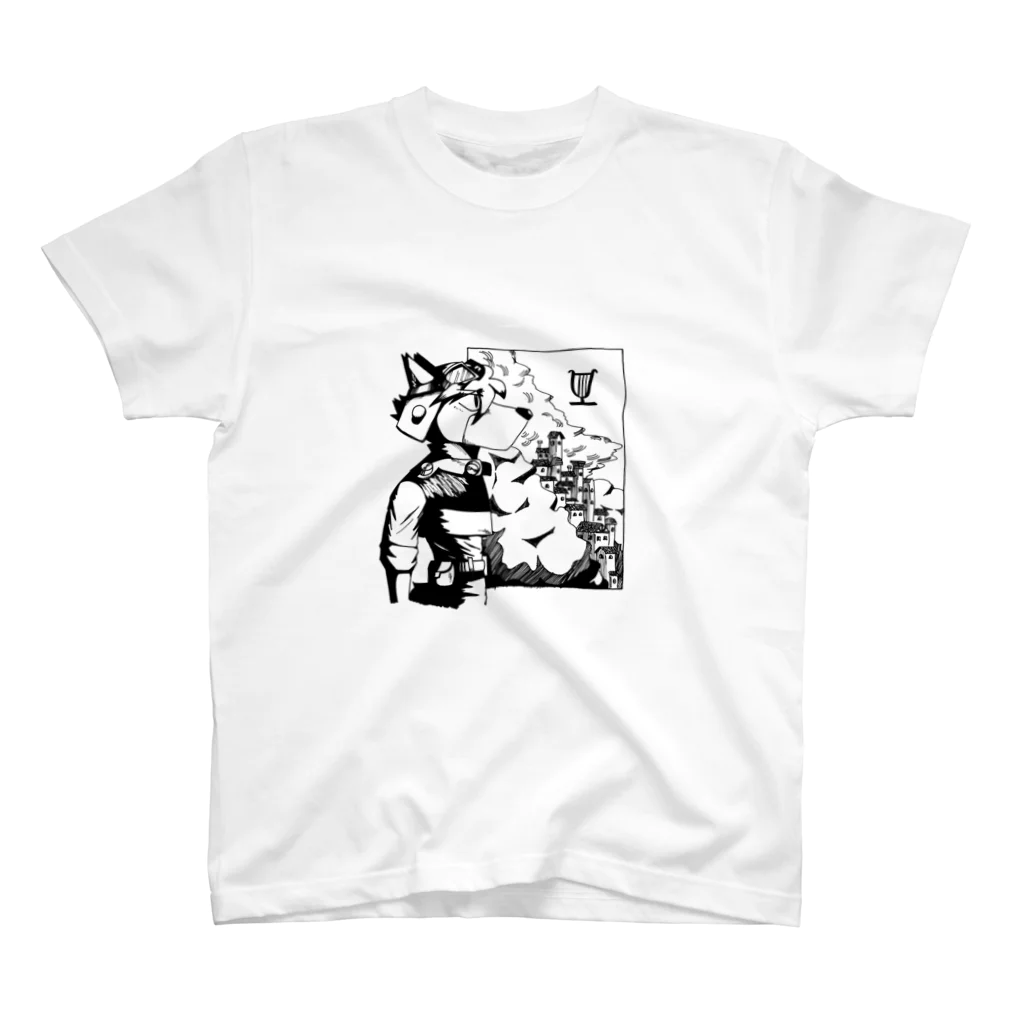 熊おじのベガ＆風景シリーズ Regular Fit T-Shirt