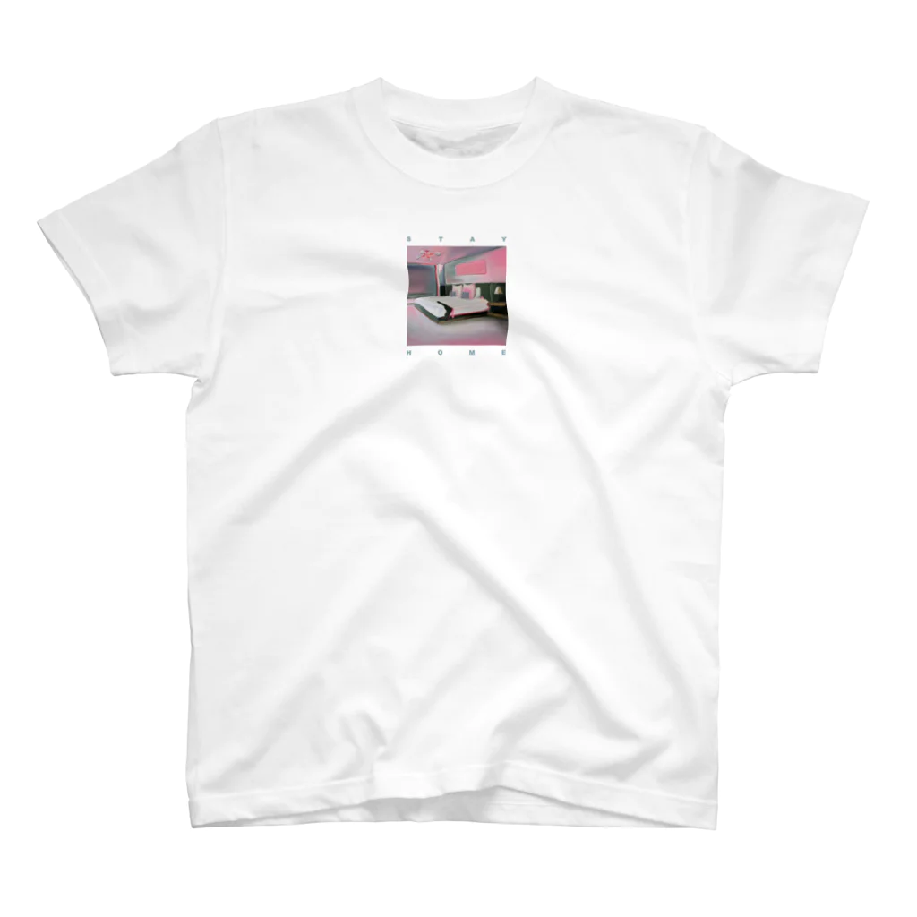 生き方見本市TOKAIのSTAY HOME BED Regular Fit T-Shirt