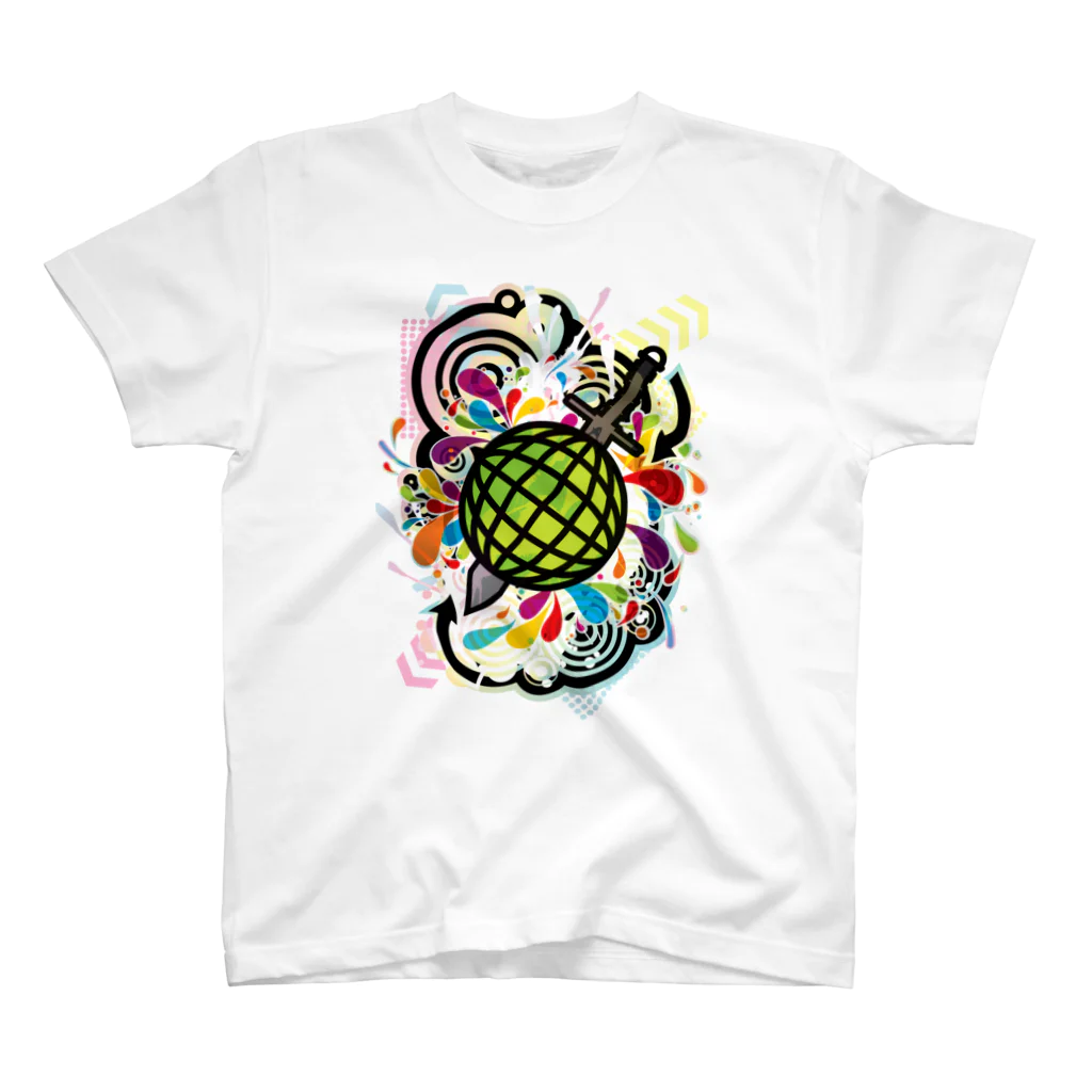 AURA_HYSTERICAのTHE_WORLD_IS_MINE スタンダードTシャツ