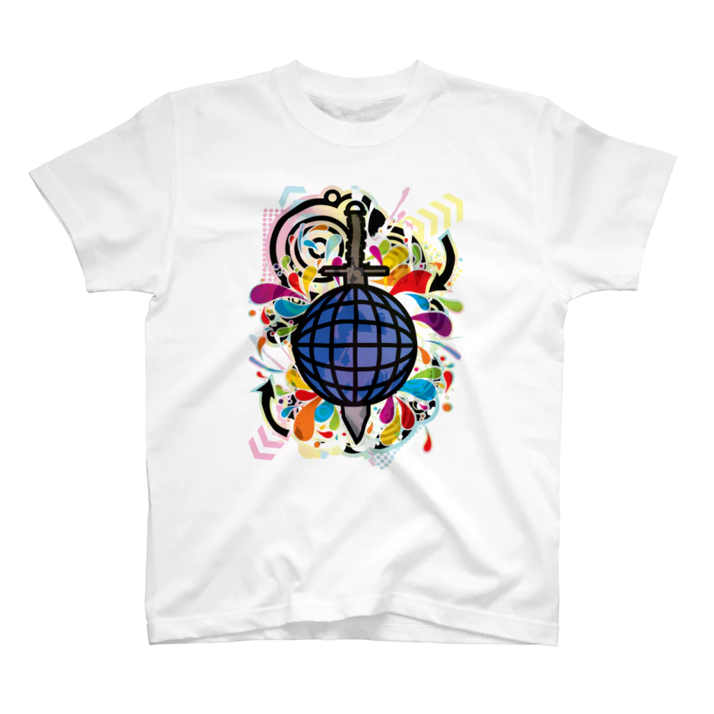 AURA_HYSTERICAのTHE_WORLD_IS_MINE スタンダードTシャツ